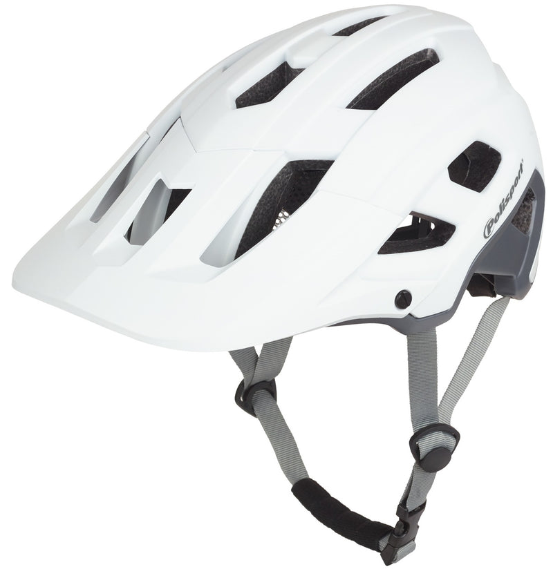 Load image into Gallery viewer, Polisport mountain pro fietshelm m 55-58cm wit grijs