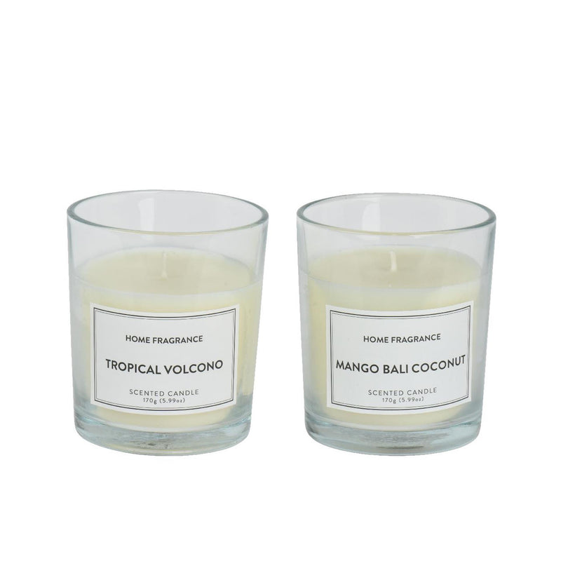 Afbeelding laden in galerijviewer, Decoris geurkaars in doos ã˜8,5xh10,5cm 2 assorti