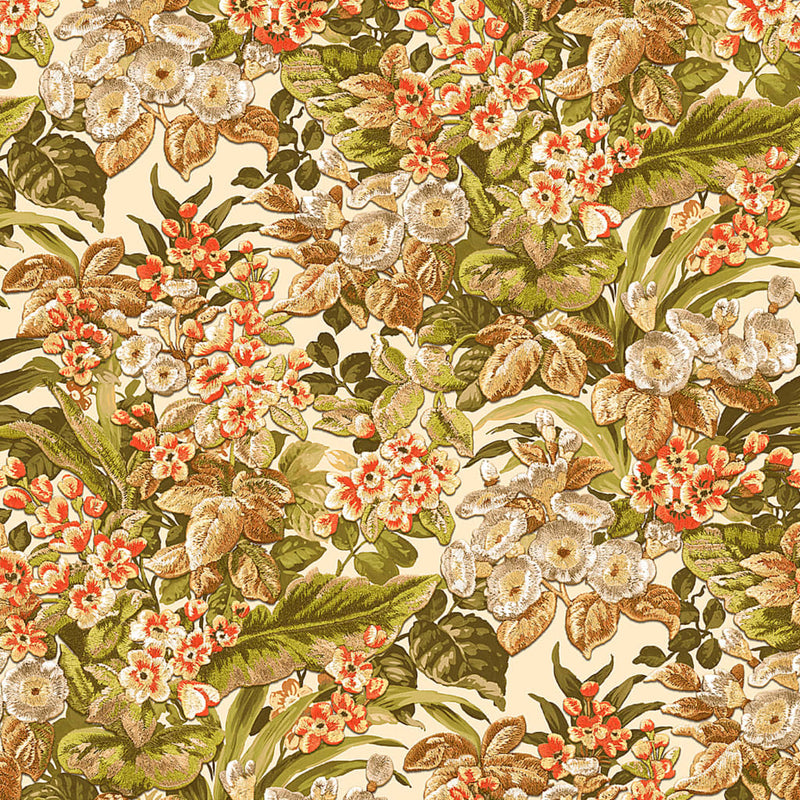 Load image into Gallery viewer, Dutch wallcoverings behang floral groen