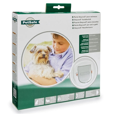 Load image into Gallery viewer, Petsafe Kattenluikje grote kat kleine hond 4 standen wit
