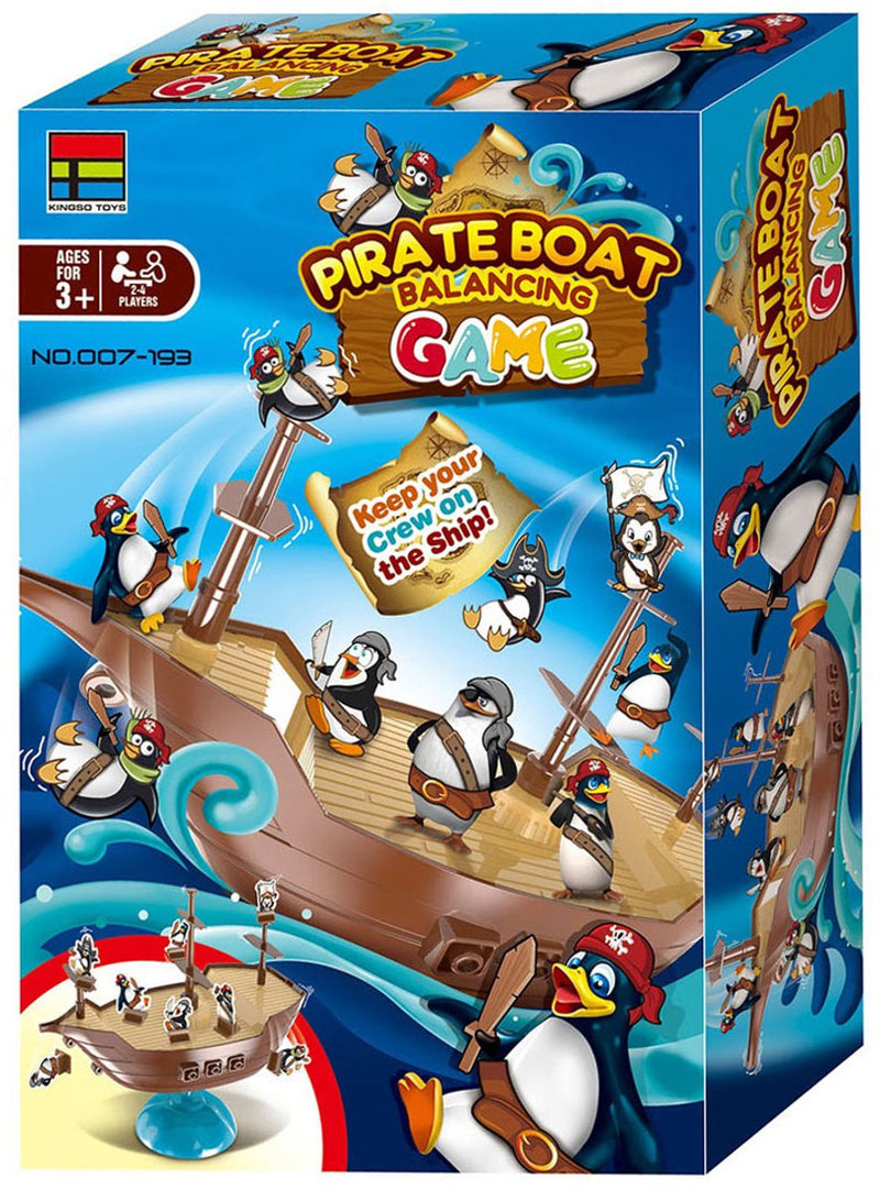 Chargez l'image dans la visionneuse de la galerie, Lobbes speelgoed bv lobbes balansspel piratenboot - spannend kinderspel met pinguïns.