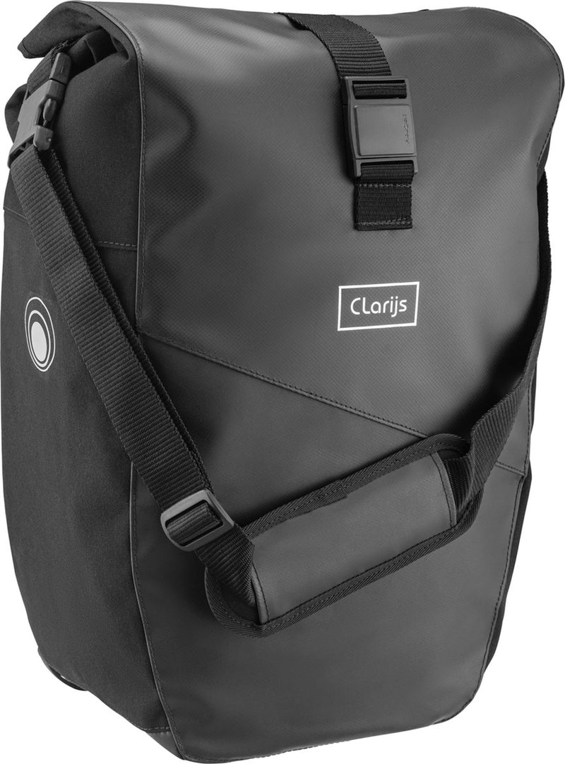 Afbeelding laden in galerijviewer, Clarijs fietstas solobag 24l zwart-rood