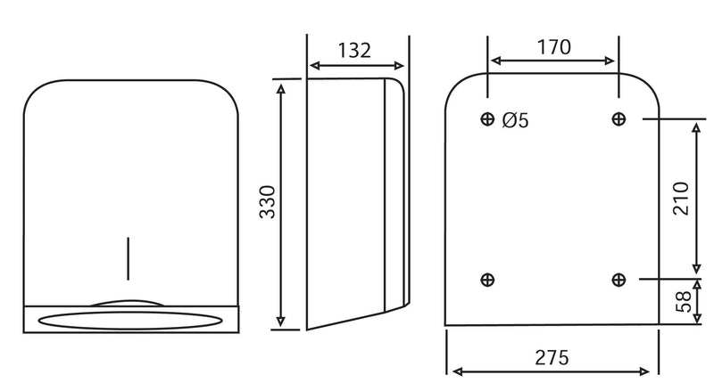 Load image into Gallery viewer, Katrin handtuchspender hand towel m dispenser folded towel dispenser m metal white