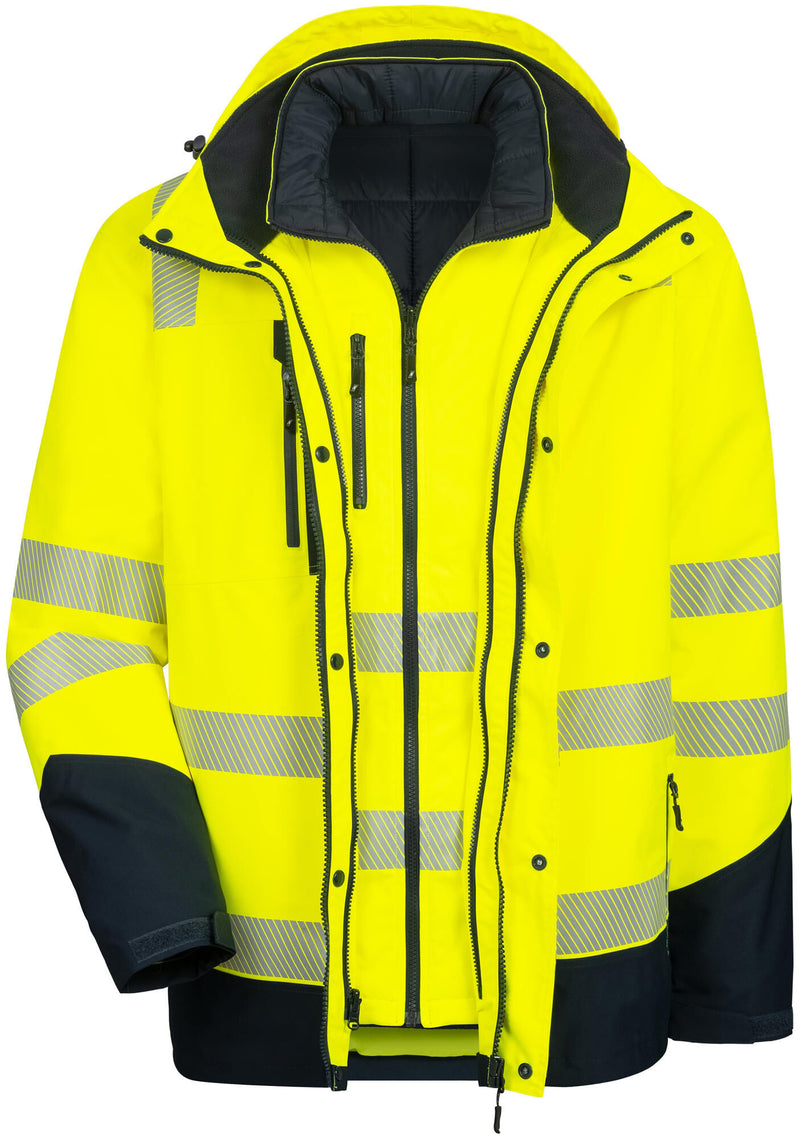 Load image into Gallery viewer, Nitras safety fluorescerend jack motion tex viz plus safety jackets gr. xl nitras motion tex viz
