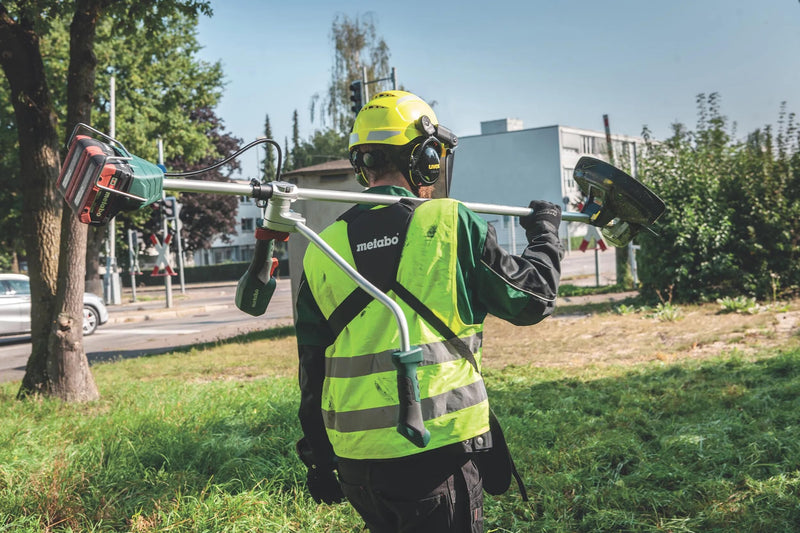 Load image into Gallery viewer, Metabo rasentrimmer fsb 36-18 ltx bl40 battery brush cutter fsb 36-18 ltx bl40