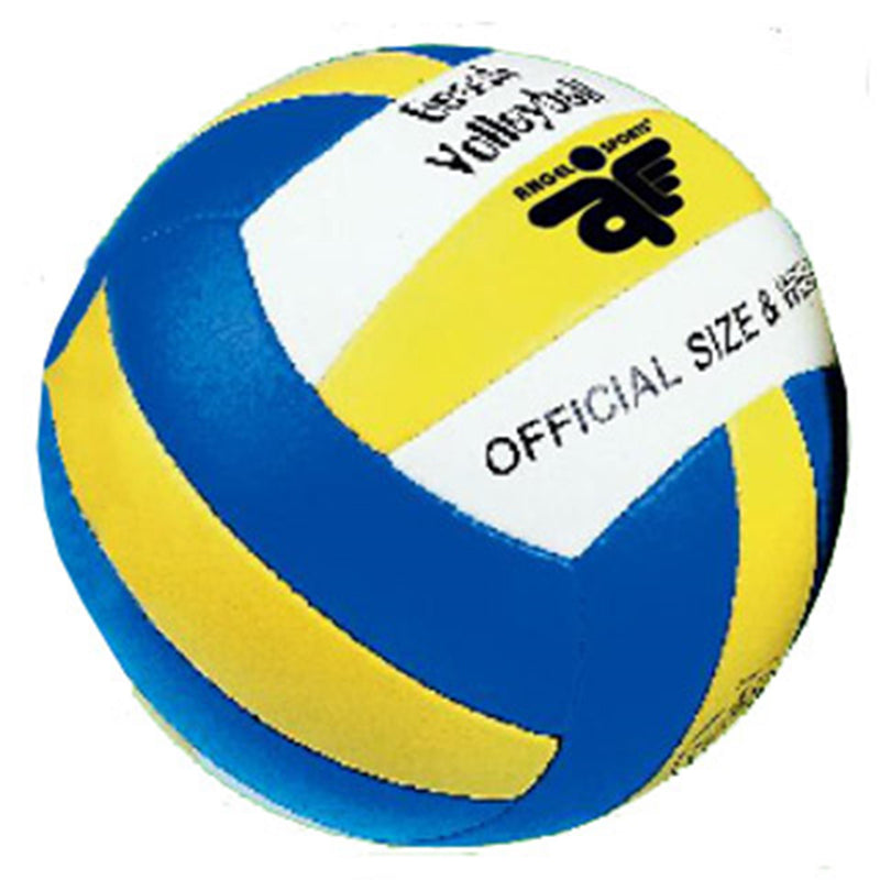 Cargue la imagen en el visor de la galería, Engelhart volleybal in pvc, rood blauw wit, machine genaaid, maat 5