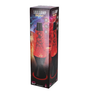 ギャラリービューアに画像をロードする, Merkloos lava lamp vulkaan zwart rood