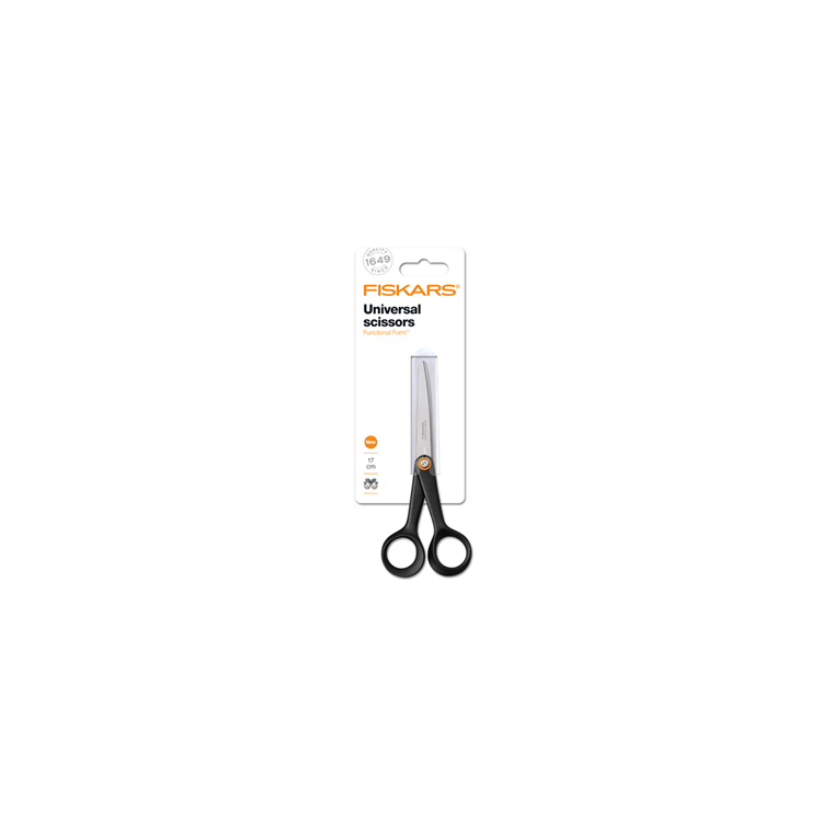 Laden Sie das Bild in Galerie -Viewer, Fiskars 1067002 - uni schaar ff 17cm, zwart | 5 stuks