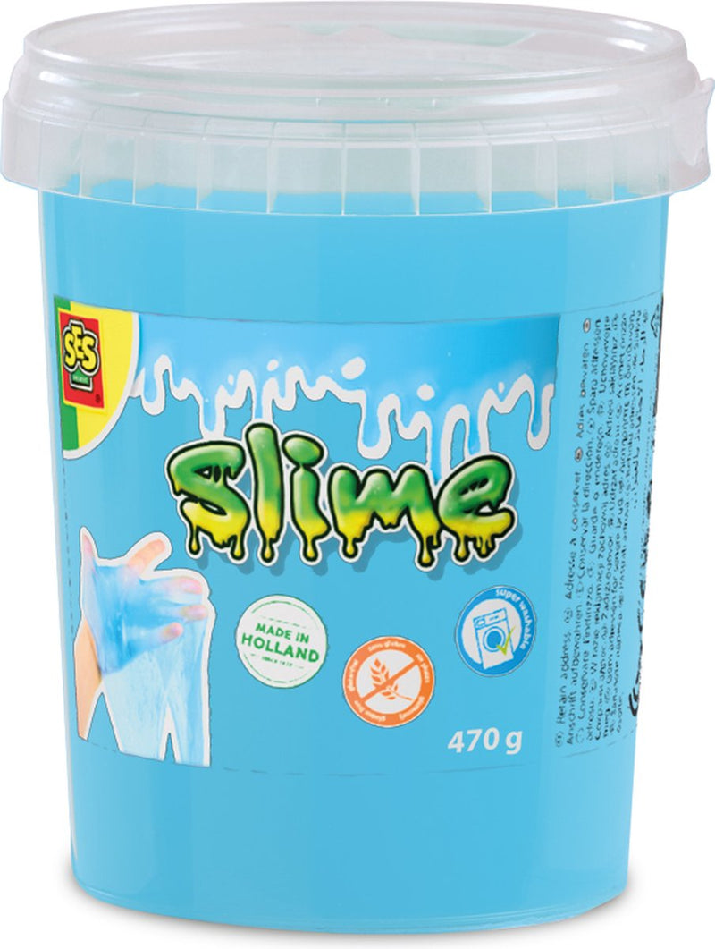 Afbeelding laden in galerijviewer, Ses creative ses slime - blauw glitter 470g