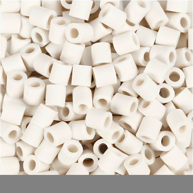 Load image into Gallery viewer, Creativ company https: www.cchobby.nl biobeads-van-nabbi-afm-5x5-mm-gatgrootte-2-5-mm-medium-wit-1000-stuk-1-doos