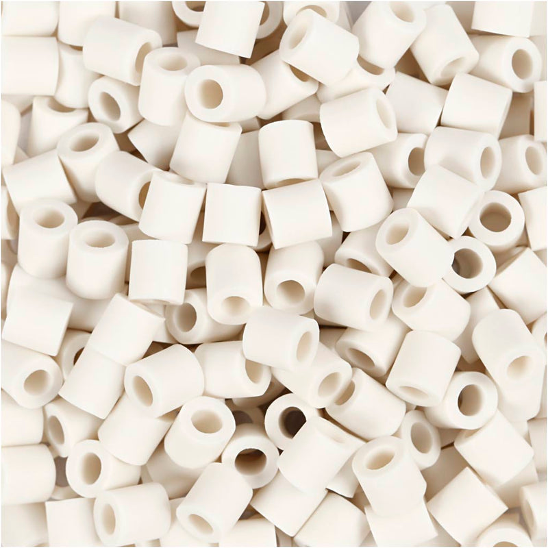 Load image into Gallery viewer, Creativ company https: www.cchobby.nl biobeads-van-nabbi-afm-5x5-mm-gatgrootte-2-5-mm-medium-wit-1000-stuk-1-doos
