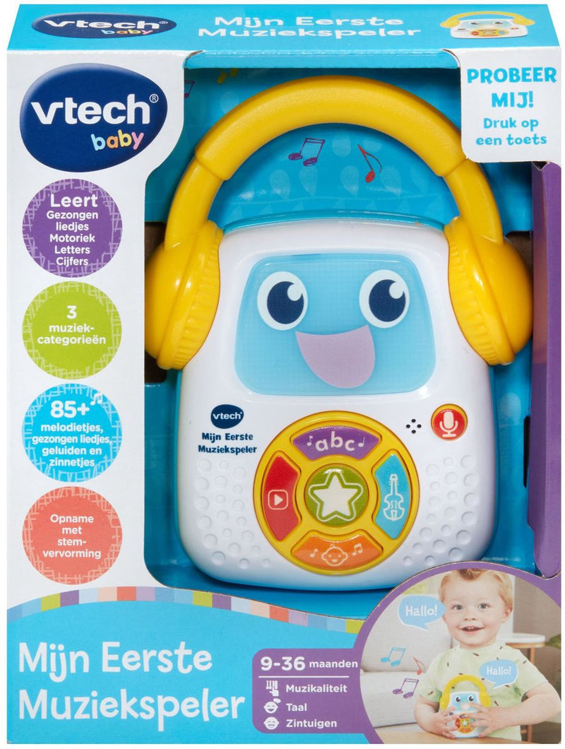 Afbeelding laden in galerijviewer, Vtech baby mijn eerste muziekspeler - interactief speelgoed - incl. 23 melodietjes 9 gezonden liedjes - cadeau - vanaf 9 maanden
