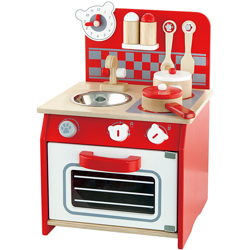Afbeelding laden in galerijviewer, Https: www.cchobby.nl viga-houten-mini-keuken-afm-42x31x24-cm-1-stuk