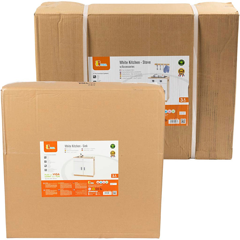 Cargue la imagen en el visor de la galería, Https: www.cchobby.nl viga-fornuis-en-spoelbak-h-55-cm-d-36-b-40x65-cm-2-onderdelen-1-set