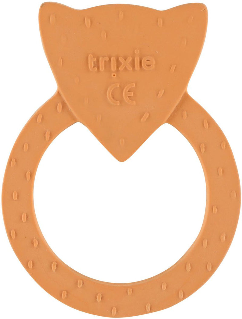 Afbeelding laden in galerijviewer, Trixie natuurlijk rubber ronde bijtring - mr. fox