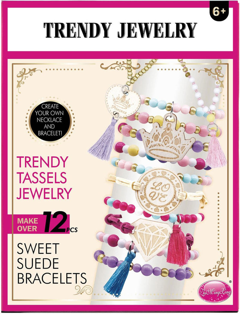 Chargez l'image dans la visionneuse de la galerie, Lobbes speelgoed bv trendy juwelenset sweet suede bracelets