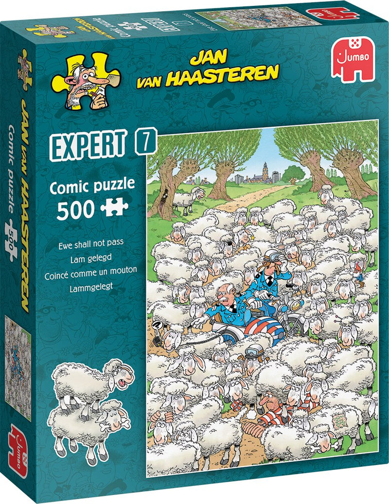 Afbeelding laden in galerijviewer, Jan van haasteren legpuzzel expert 7 - lam gelegd, 500st.