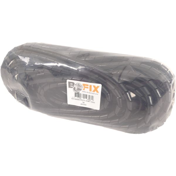 Load image into Gallery viewer, Bofix kabel framebeschermer spiraal - 8mm 10meter - zwart