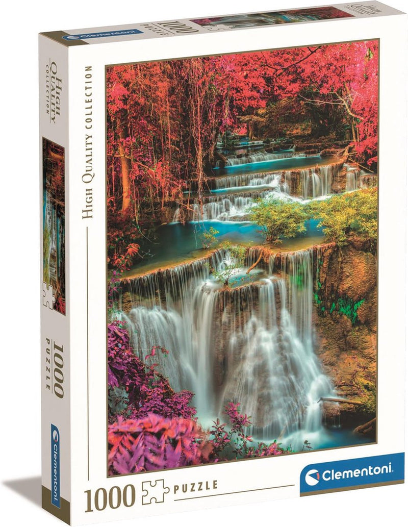 Afbeelding laden in galerijviewer, Clementoni legpuzzel colourful thai falls, 1000st.