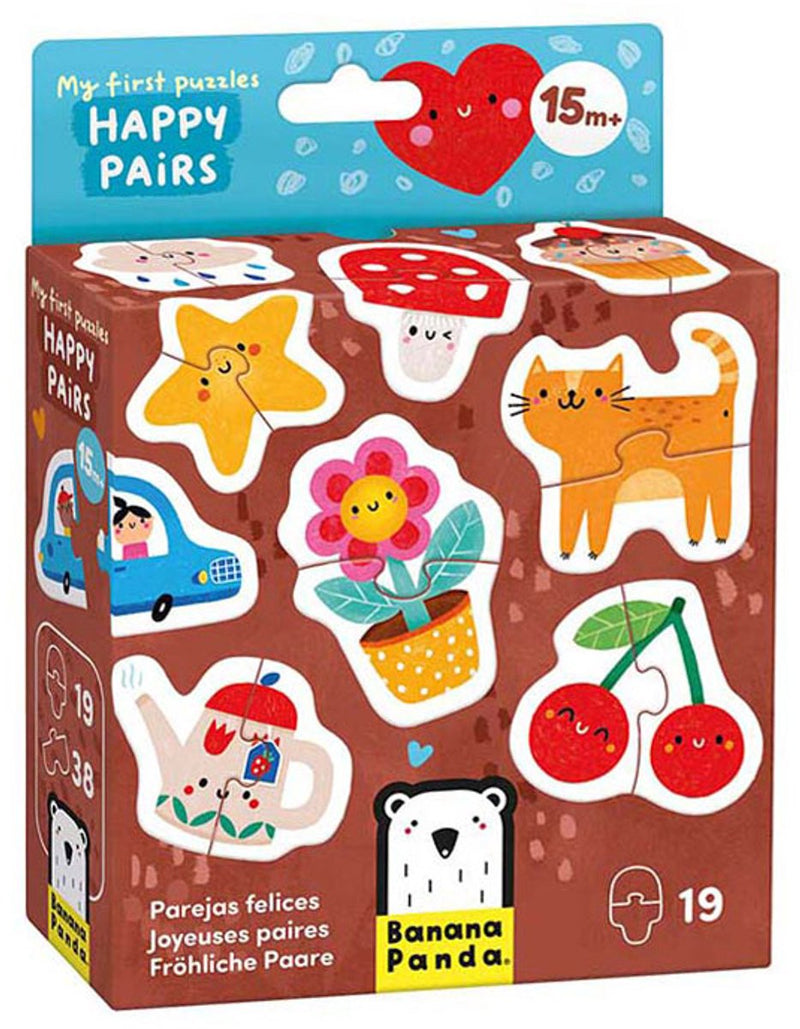 Chargez l'image dans la visionneuse de la galerie, Banana panda puzzel speelgoed - mijn eerste puzzels blije dubbels 19st.