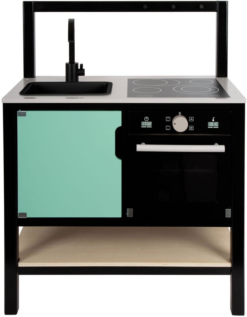 Afbeelding laden in galerijviewer, Small foot - houten speelkeuken industrieel, 6dlg.