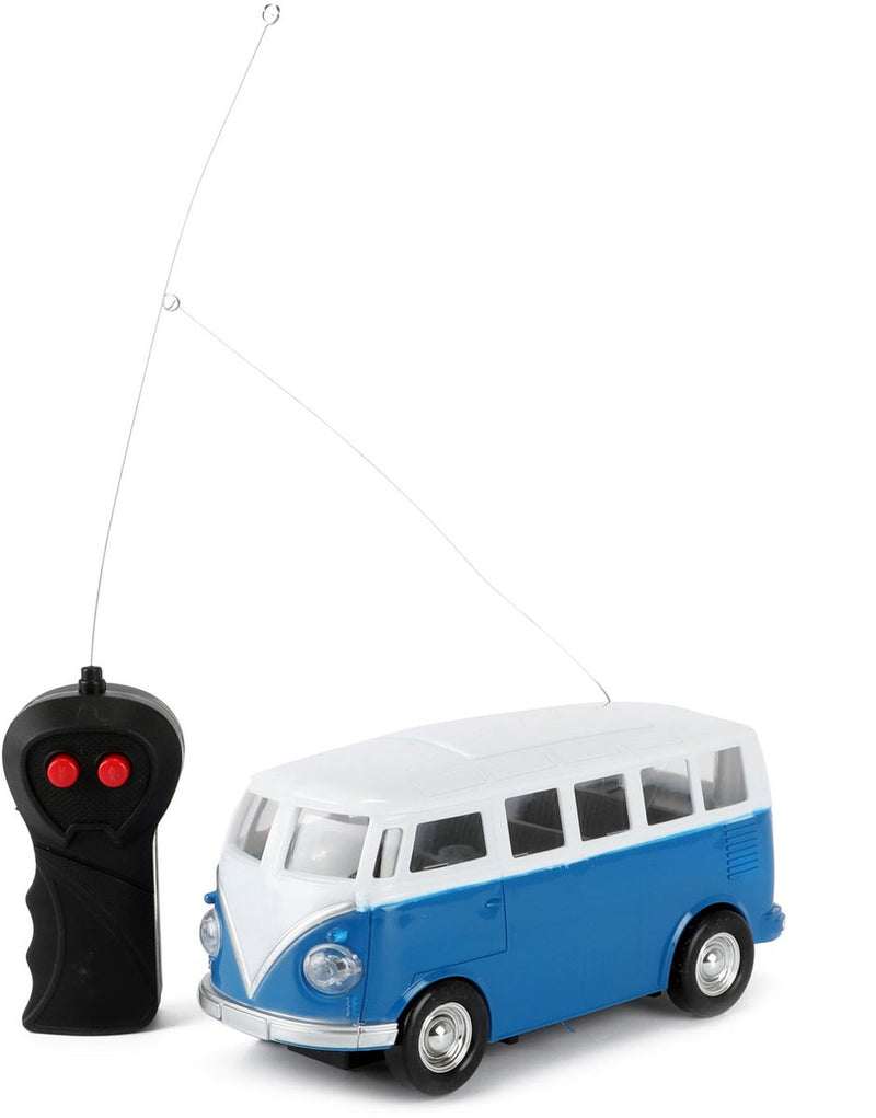 Afbeelding laden in galerijviewer, Toi-toys rc bestuurbare auto retro busje met licht
