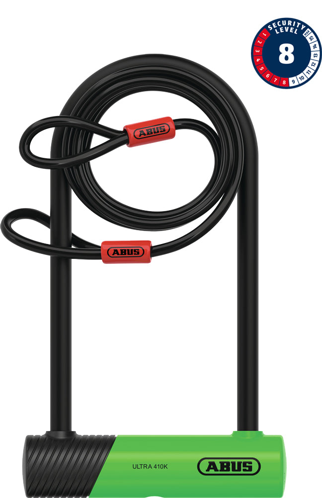 Load image into Gallery viewer, Abus beugelslot ultra 410k 170hb230 sh + cobra 10 120