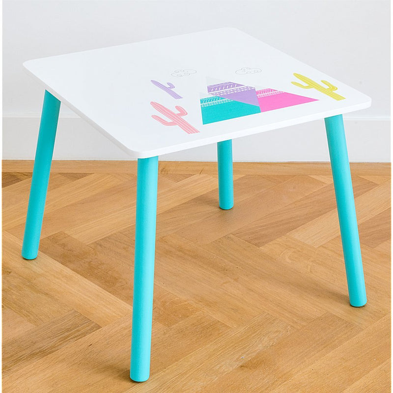 Load image into Gallery viewer, Lama houten tafel met 2 stoelen