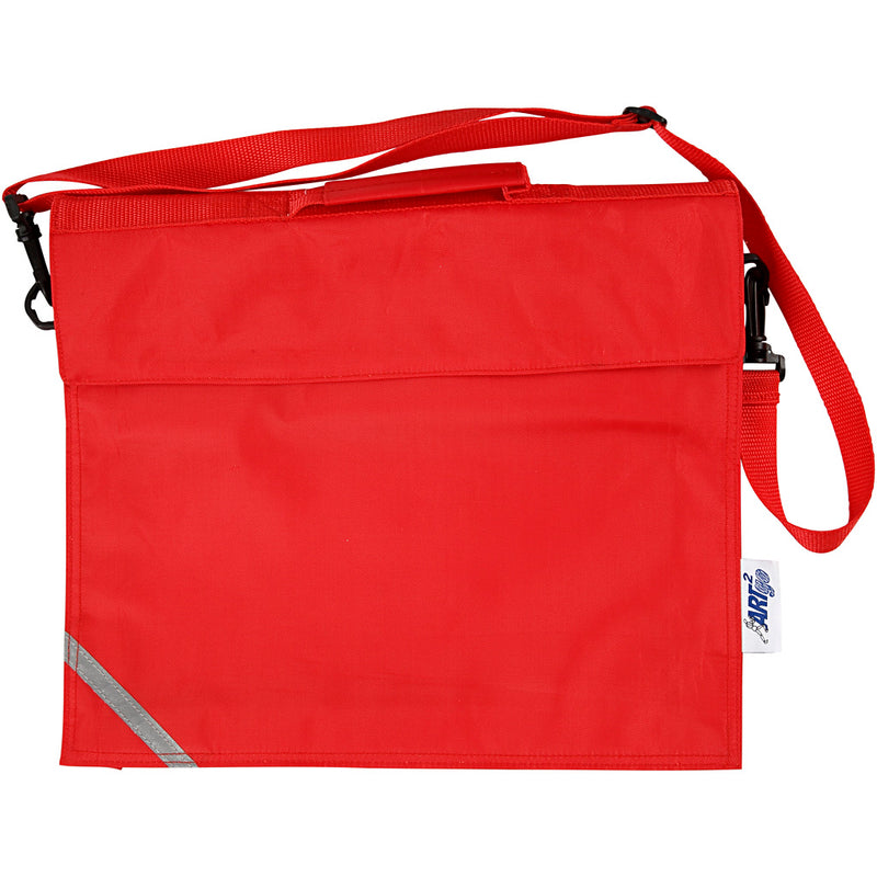 Afbeelding laden in galerijviewer, Https: www.cchobby.nl schooltas-6-cm-36x31-cm-rood-1-stuk