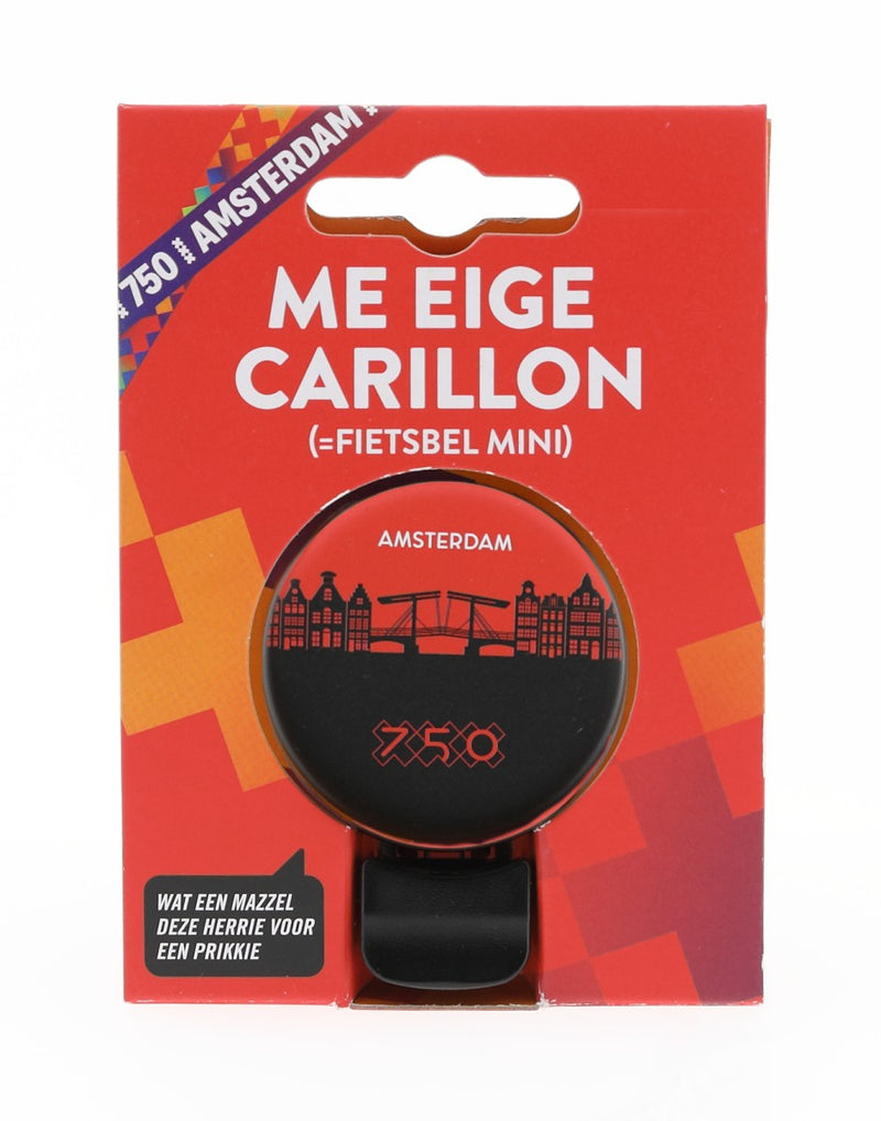 Load image into Gallery viewer, Busch muller fietsbel mirage - amsterdam 750 - silhouet mokum