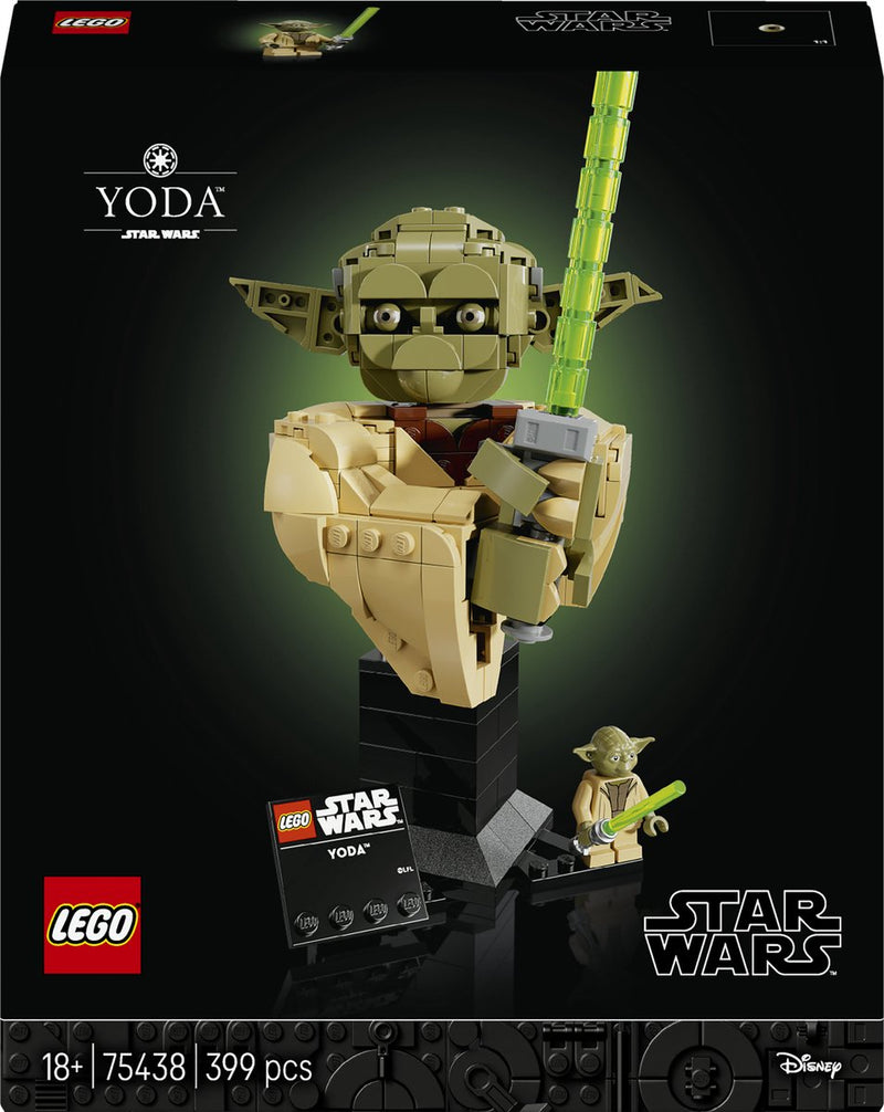 Laden Sie das Bild in Galerie -Viewer, Lego star wars yoda buste bouwpakket voor volwassenen - 75438