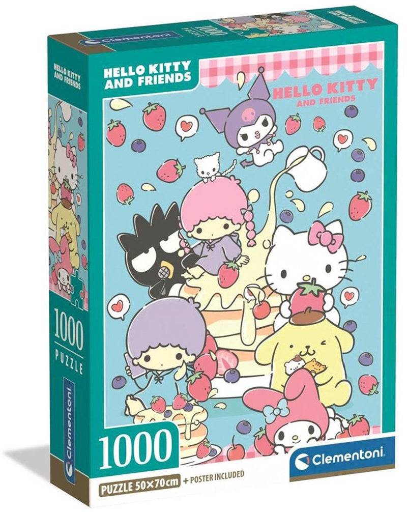 Cargue la imagen en el visor de la galería, Clementoni – 37117 – puzzel – 1000 stukjes – hello kitty