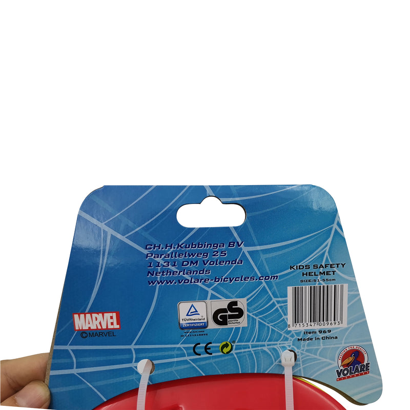 Load image into Gallery viewer, fietshelm Spider-Man jongens 51-55 cm Blauww rood