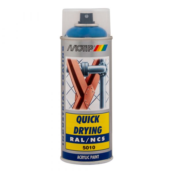 Afbeelding laden in galerijviewer, Motip industrial ral5010 400 ml.