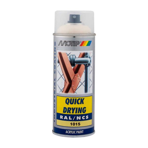 Afbeelding laden in galerijviewer, Motip industrial ral1015 400 ml.