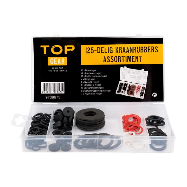 Load image into Gallery viewer, Topgear kraanrubbers ass. 125 delig.