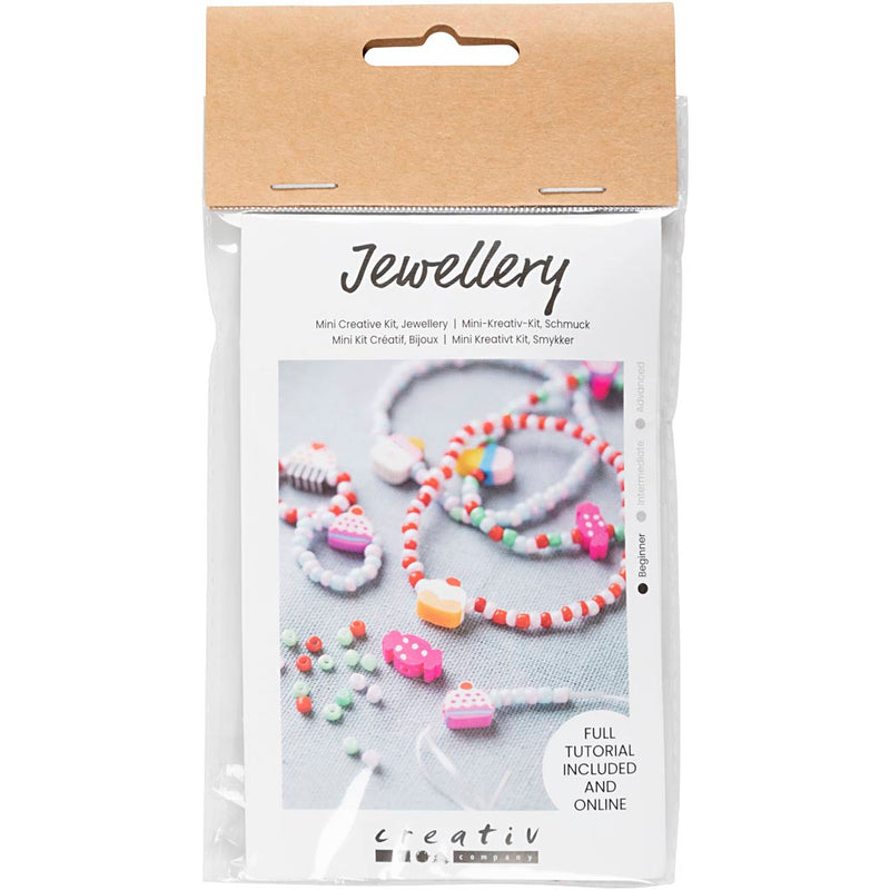 Afbeelding laden in galerijviewer, Creativ company https: www.cchobby.nl mini-hobbyset-sieraden-elastische-armband-en-ring-1-doos