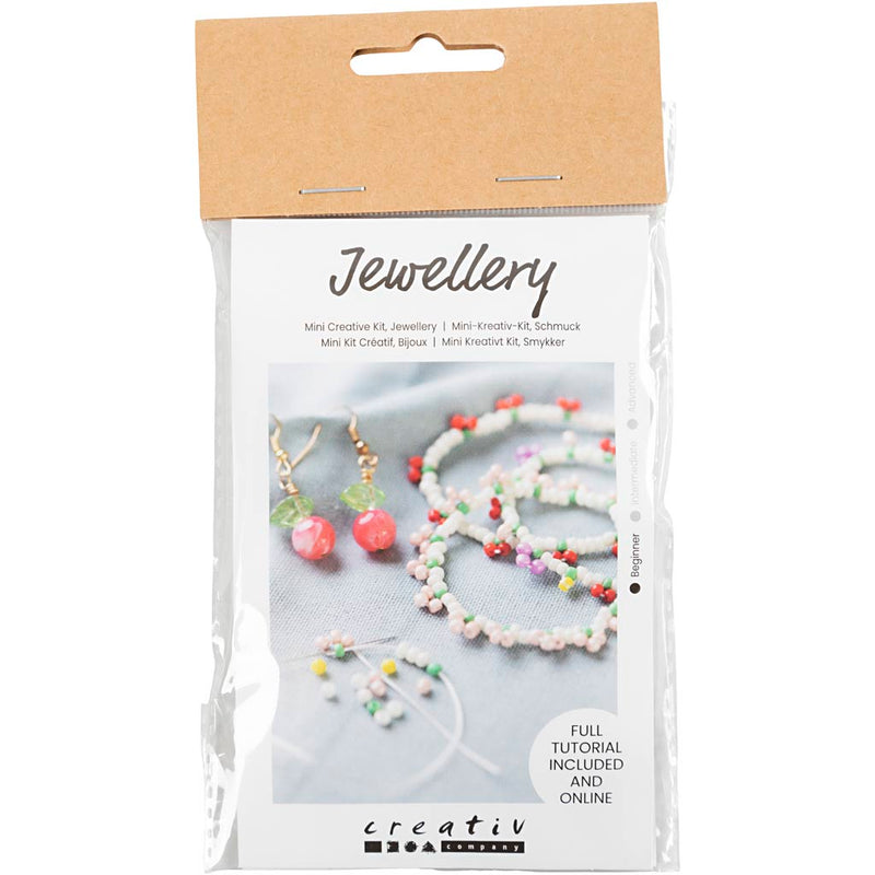 Load image into Gallery viewer, Creativ company https: www.cchobby.nl mini-hobbyset-sieraden-elastische-armband-en-oorbel-1-doos