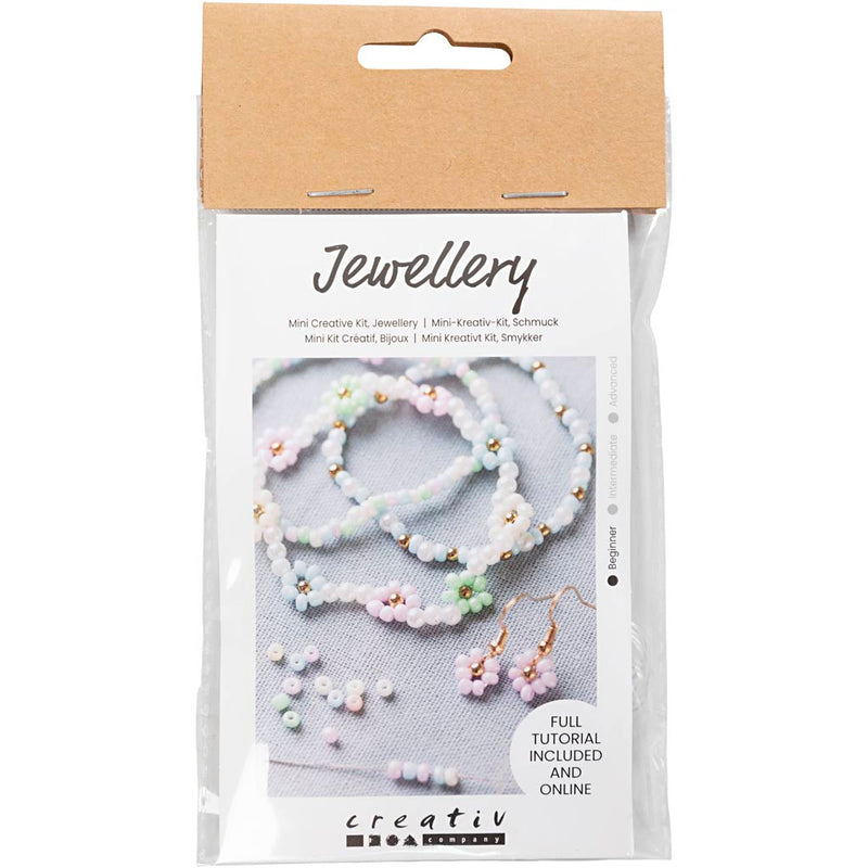 Load image into Gallery viewer, Creativ company https: www.cchobby.nl mini-hobbyset-sieraden-elastische-armband-oorbel-1-doos