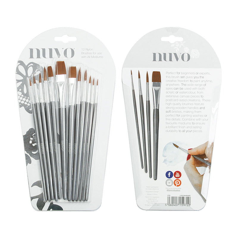 Load image into Gallery viewer, Nuvo by tonic studios nuvo • paint brush set 12pcs