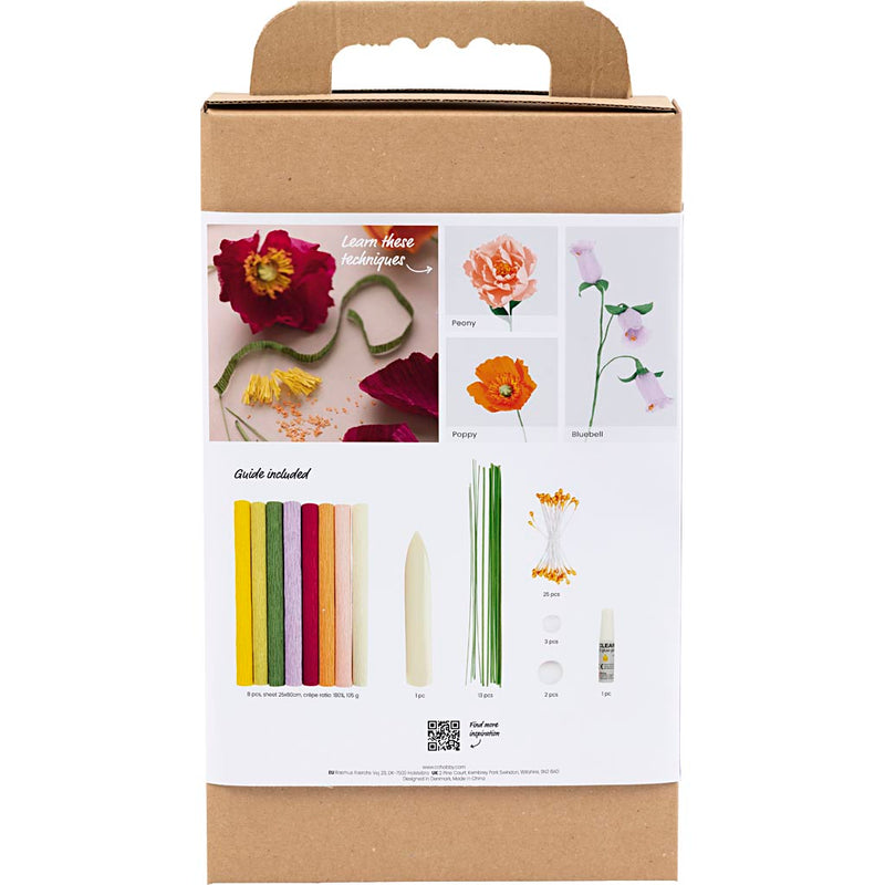 Load image into Gallery viewer, Creativ company crêpepapier bloemen maken kit