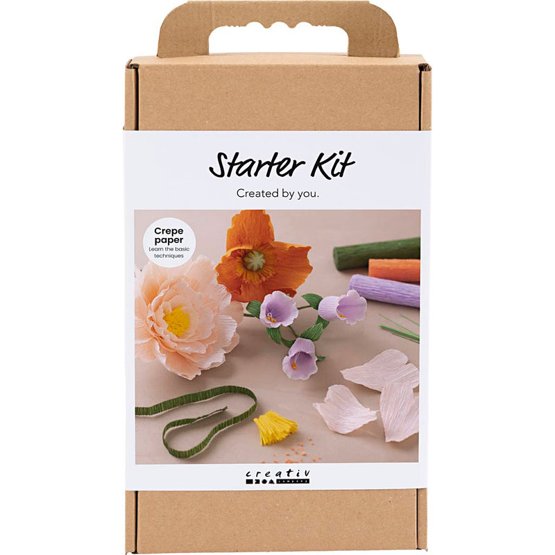 Load image into Gallery viewer, Creativ company crêpepapier bloemen maken kit