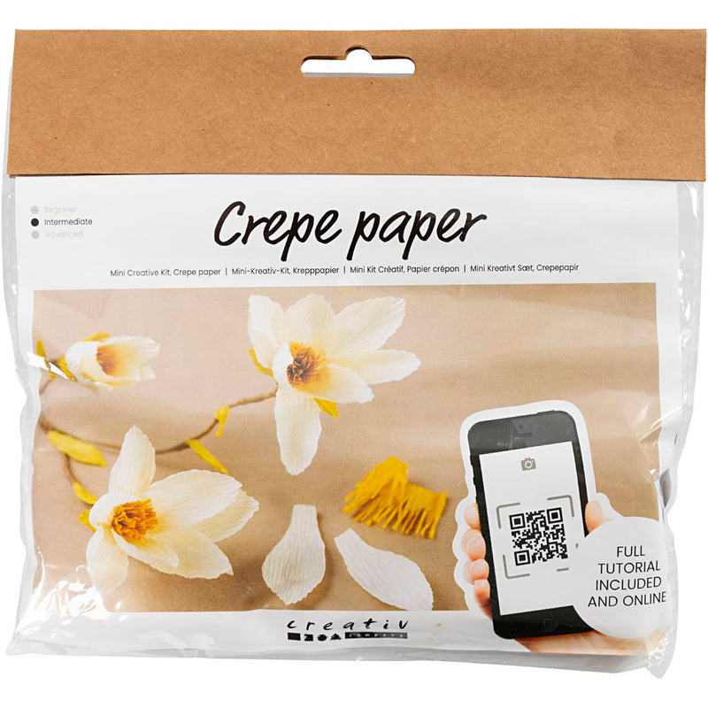 Afbeelding laden in galerijviewer, Https: www.cchobby.nl mini-hobbyset-crepepapier-magnoliatak-crepe-verhouding-180-1-doos