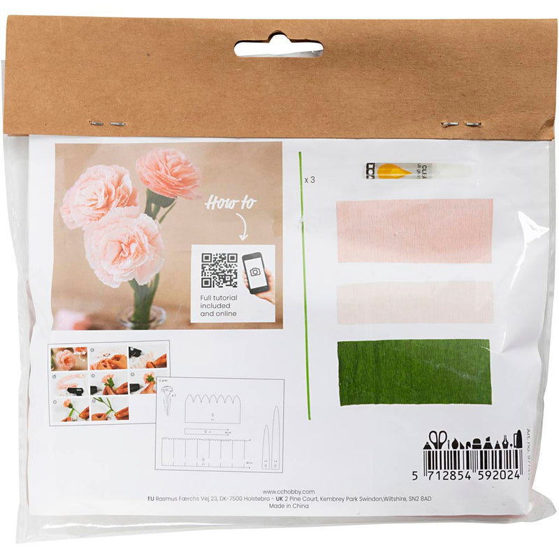 Load image into Gallery viewer, Creativ company https: www.cchobby.nl mini-hobbyset-crepepapier-anjers-crepe-verhouding-180-105-gr-1-doos