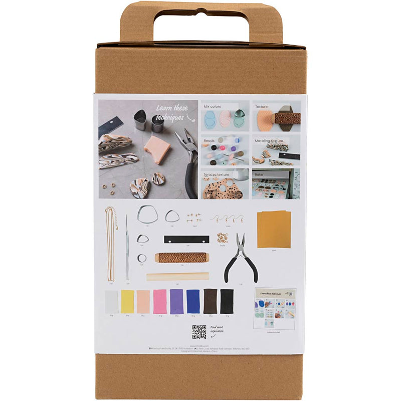 Load image into Gallery viewer, Creative company https: www.cchobby.nl starter-hobbyset-sieraden-klei-sieraden-diverse-kleuren-1-doos