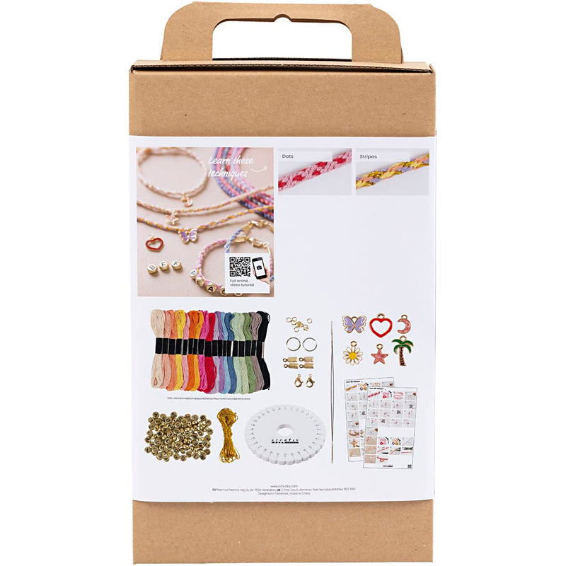 Load image into Gallery viewer, Creativ company https: www.cchobby.nl starter-hobbyset-kumihimo-vriendschapsarmband-1-doos