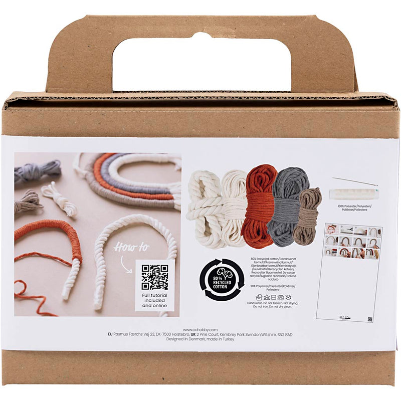 Load image into Gallery viewer, Creativ company https: www.cchobby.nl mini-hobbyset-macrame-regenboog-1-doos