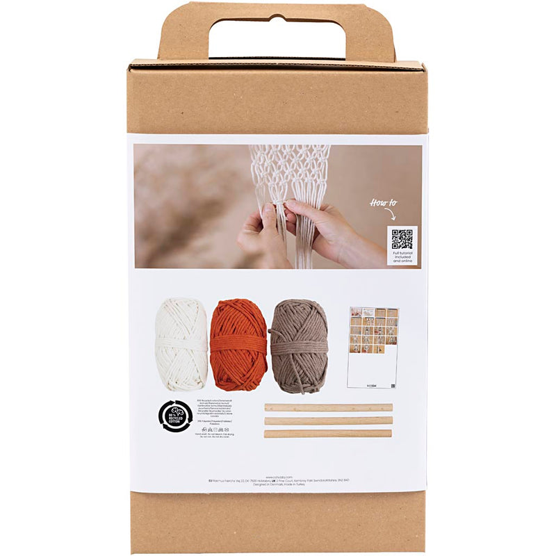 Load image into Gallery viewer, Creativ company https: www.cchobby.nl hobbyset-macrame-bloemenhanger-1-doos
