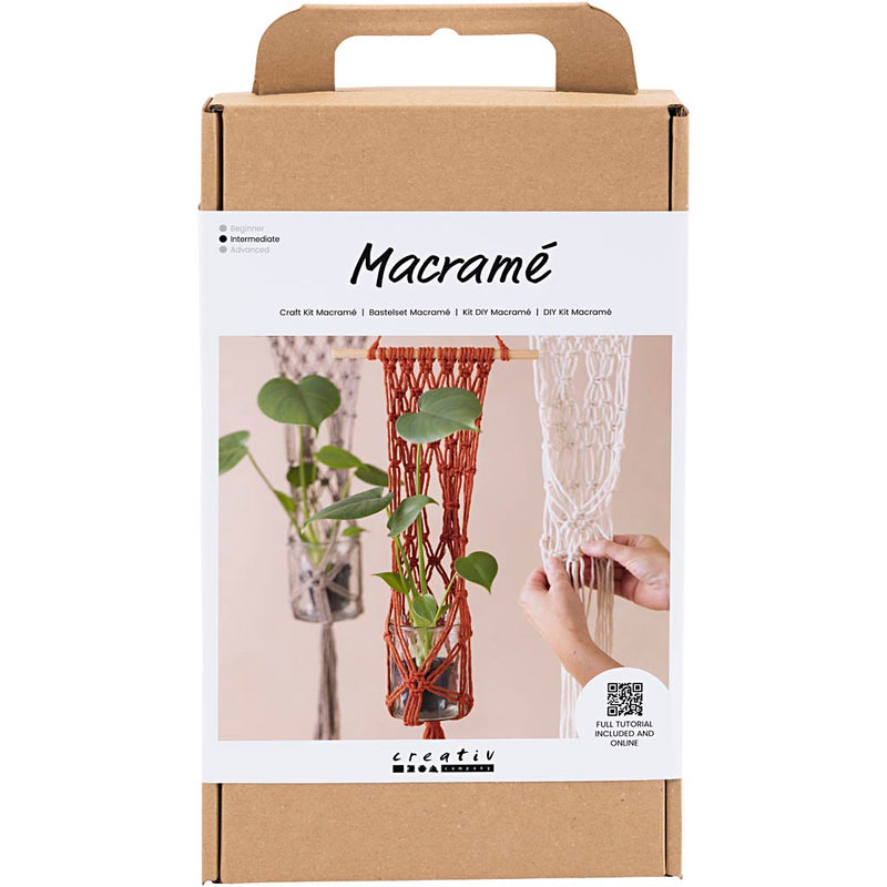 Load image into Gallery viewer, Creativ company https: www.cchobby.nl hobbyset-macrame-bloemenhanger-1-doos