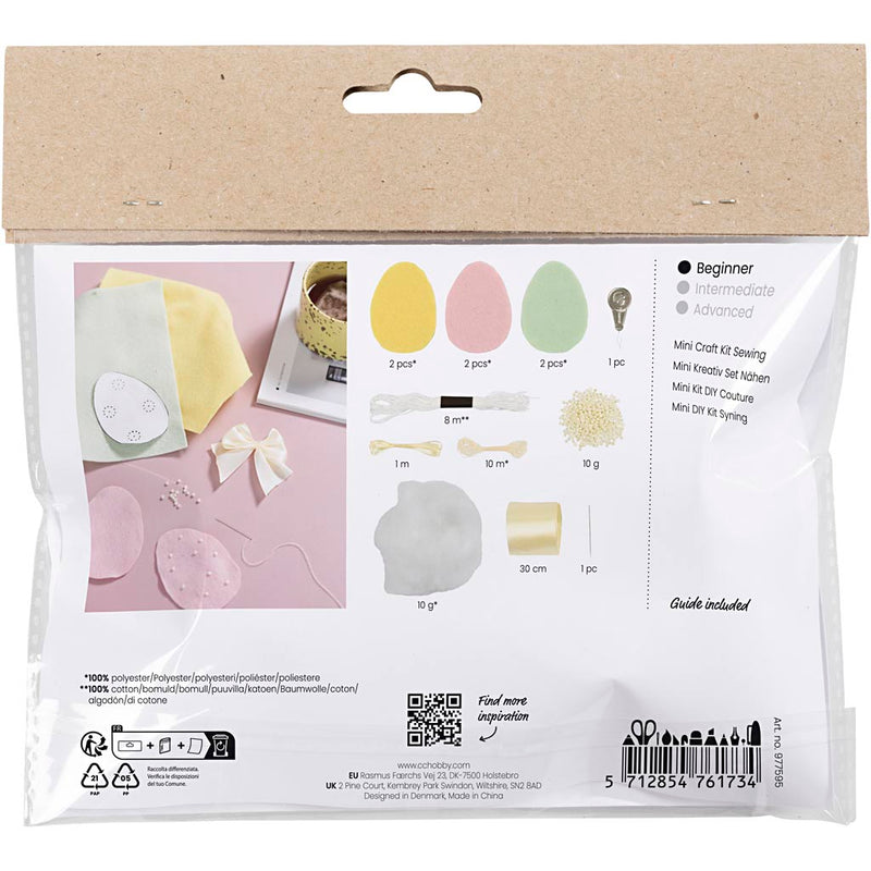 Load image into Gallery viewer, Creativ company https: www.cchobby.nl mini-hobbyset-naaien-paaseieren-pastelkleuren-1-doos-1